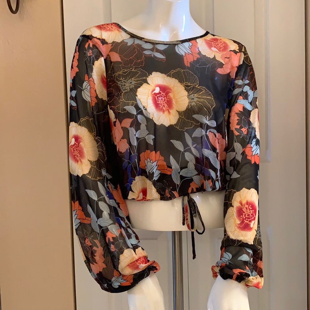 Willow & Root Floral Blouse